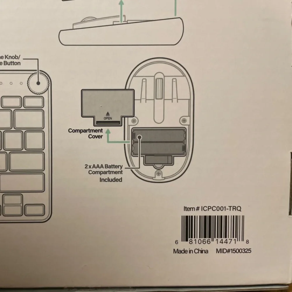 Incipio Wireless Keyboard with Volume Knob - Silver